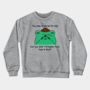 The father of the mini Frog Crewneck Sweatshirt